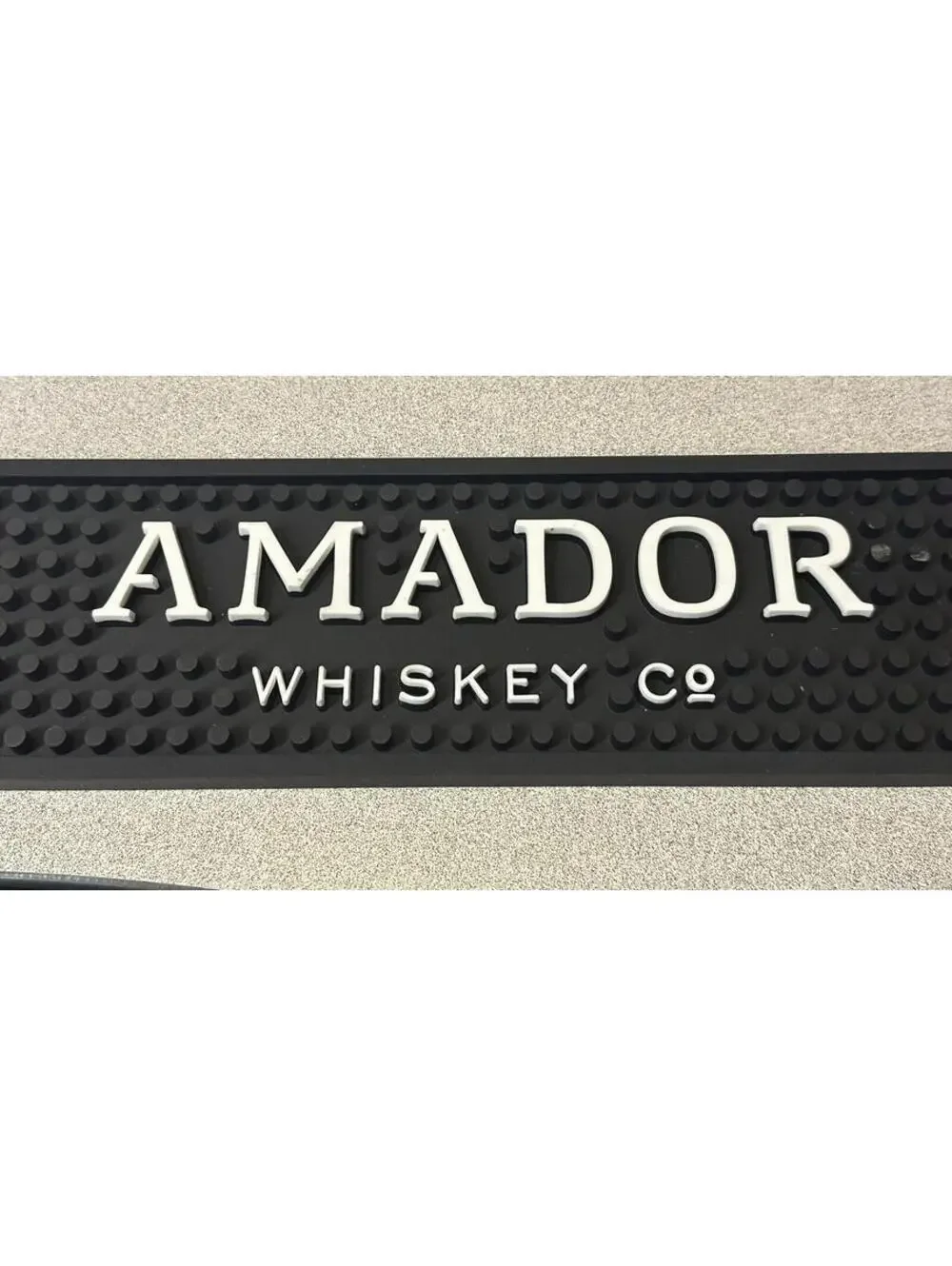 Amador Whiskey Co. Rubber Bar Mat New!